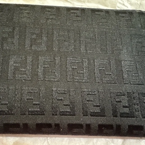 Fendi Black zucca fold over wallet - Picture 8 of 15